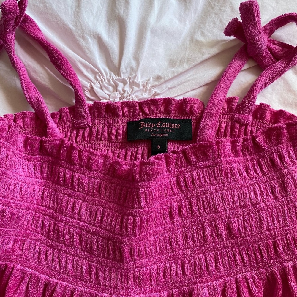 Juicy Couture Black Label Tie-strap Sundress and matching full-zip hoodie Size 8 - Picture 3 of 7